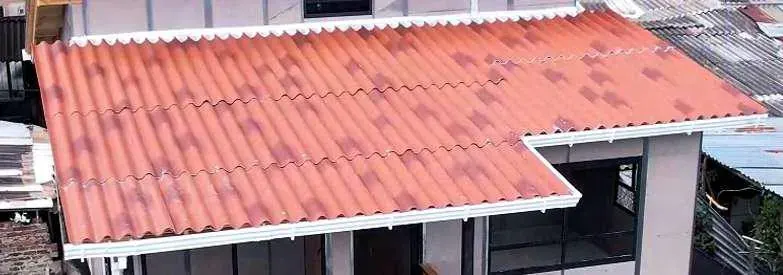 Teja arquitectónica metálica instalada en cubierta CONCASAYA